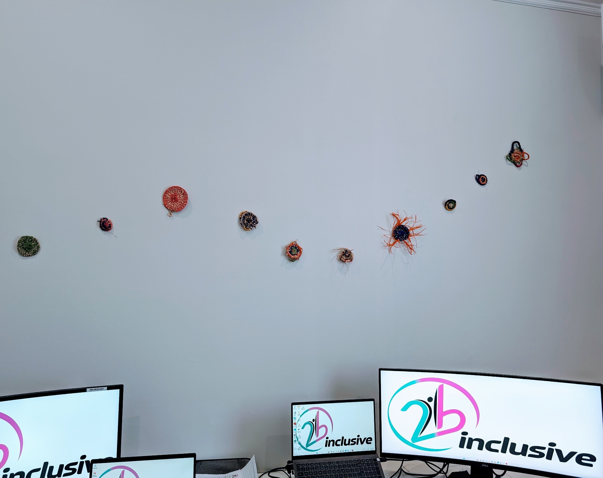 2b Inclusive office featuring Aboriginal artwork celebrating First Nations culture